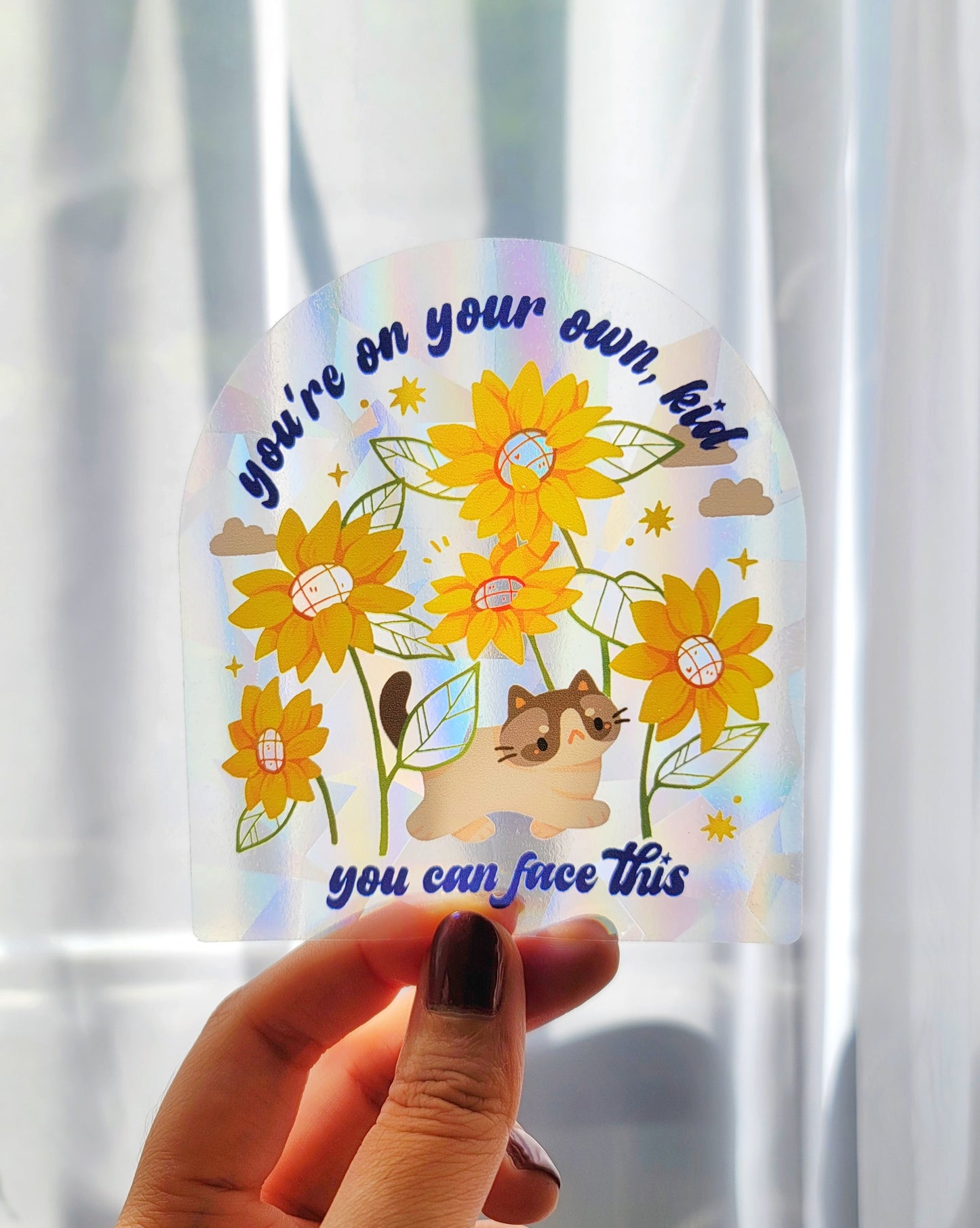 You're On Your Own, Kid Suncatcher Window Decal
