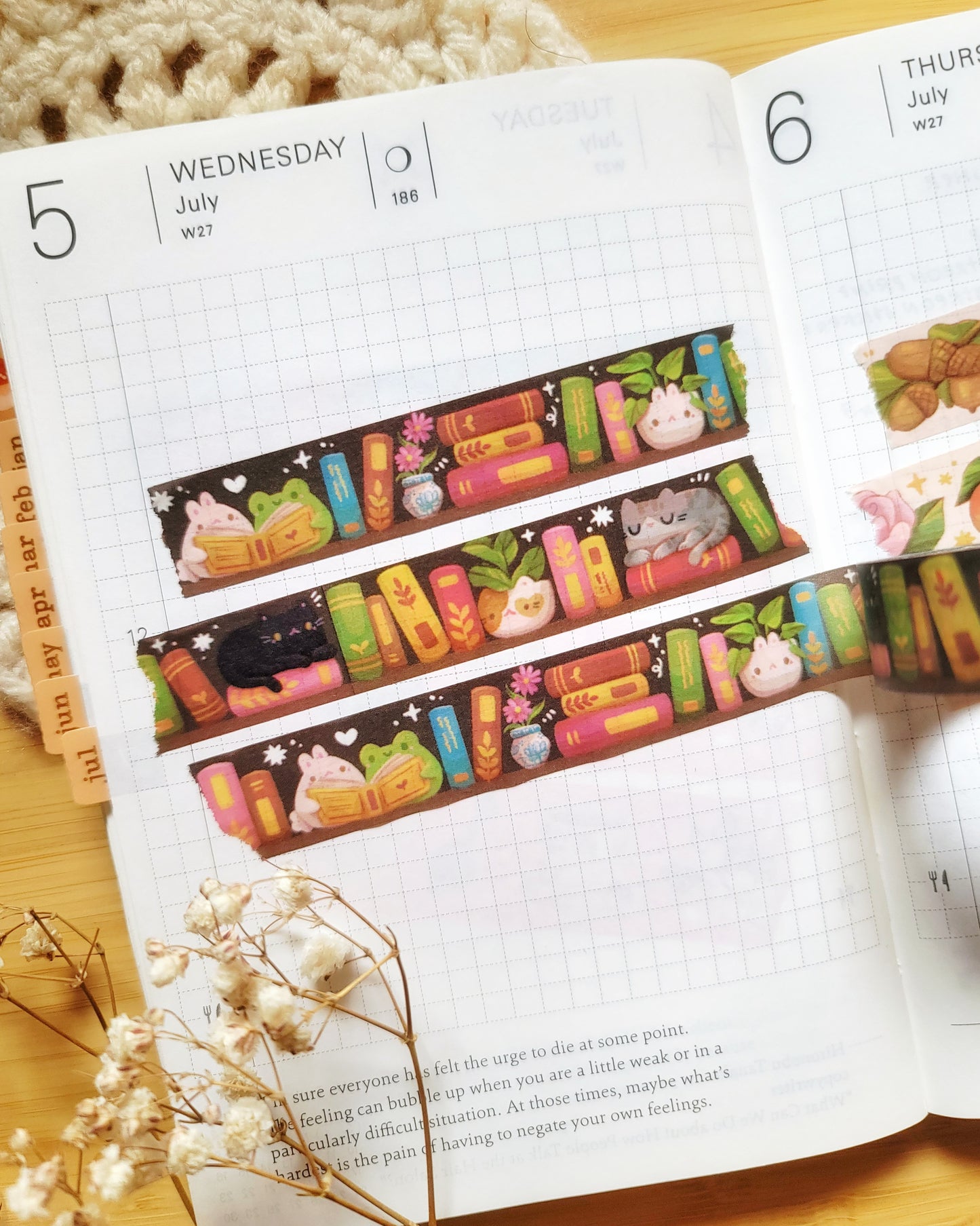 Books and Cleverness Washi Tape (Restocked!)