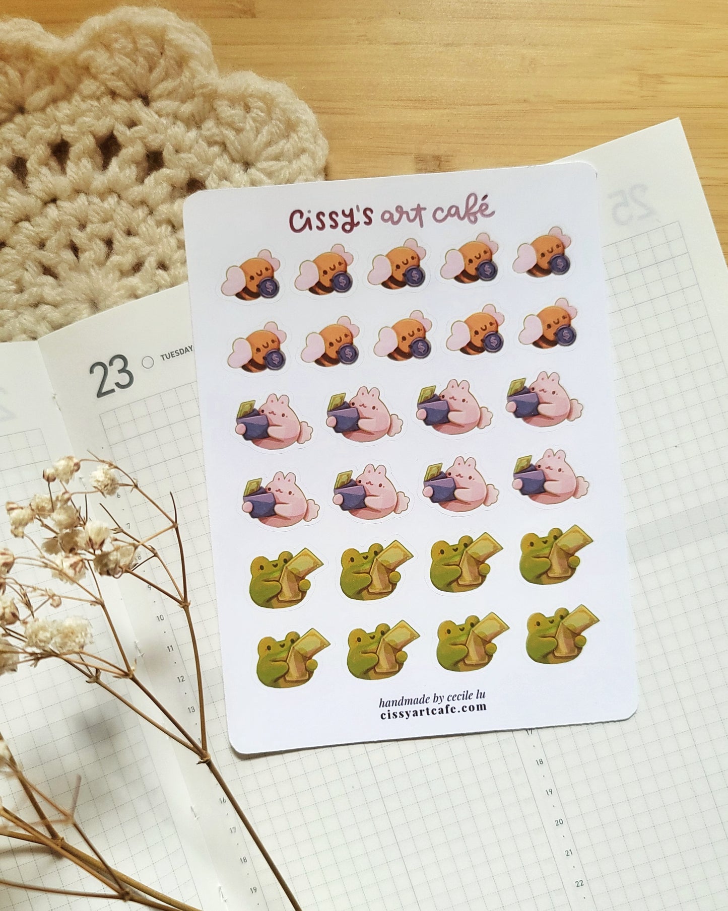 Payday Functional Planner Mini Sticker Sheet