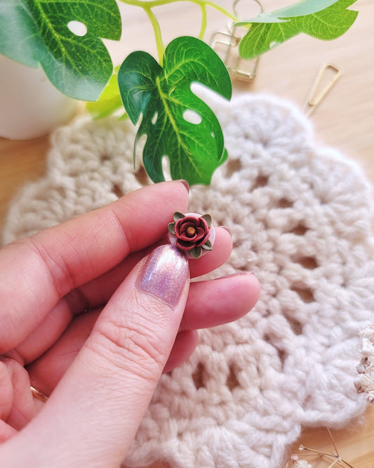 Tiny Floral Handmade Clay Magnet