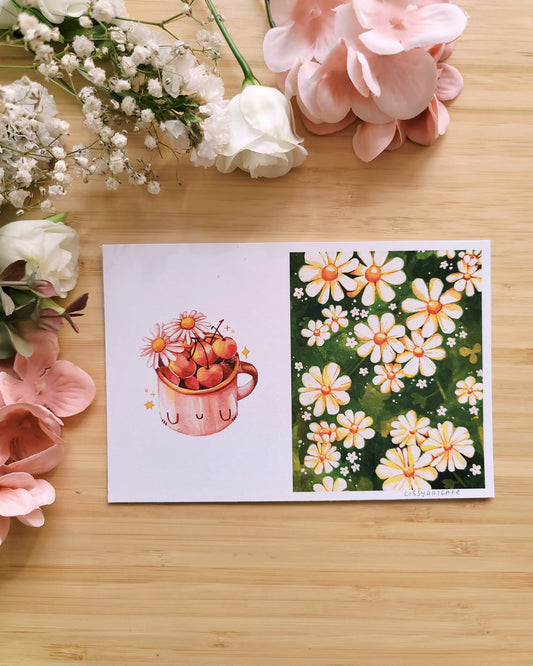 Spring Daisies Mini Art Print